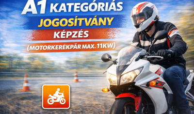 A1 kategóriás jogosítvány (max. 11 kW) Modern Mobil Group Autósiskola