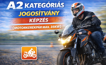 A2 kategóriás jogosítvány (max. 35 kW) Modern Mobil Group Autósiskola