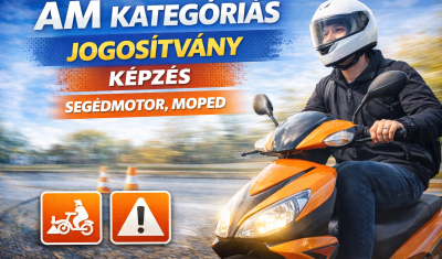 AM kategóriás jogosítvány (segédmotor, moped) Modern Mobil Group Autósiskola