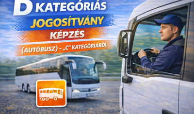 D kategóriás jogosítvány (autóbusz) "C" kategóriáról Modern Mobil Group Autósiskola