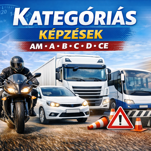 Kategóriás képzések Modern Mobil Group Autósiskola