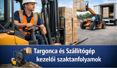 Targonca és Szállítógép kezelői szaktanfolyamok - Modern Mobil Group Autósiskola