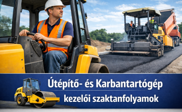 Útépítő- és Karbantartógép kezelői szaktanfolyamok - Modern Mobil Group Autósiskola